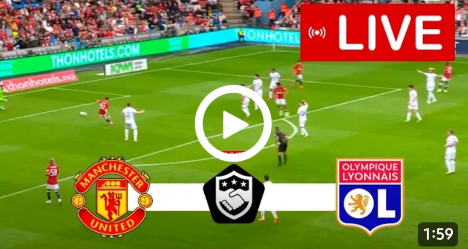 Video Watch Manchester United Vs Lyon Live Full HD Preseason