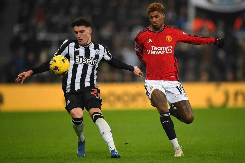 Marcus Rashford vs Newcastle United