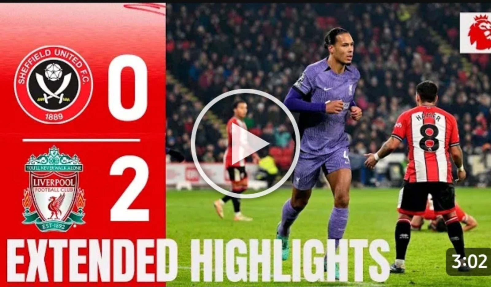 Video Watch Sheffield United Vs Liverpool 0 2 All Goals And Extended