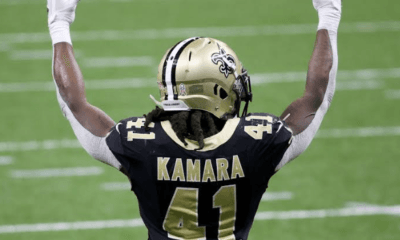 Alvin Kamara of the New Orleans Saints