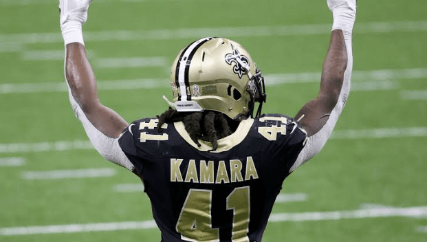 Alvin Kamara of the New Orleans Saints